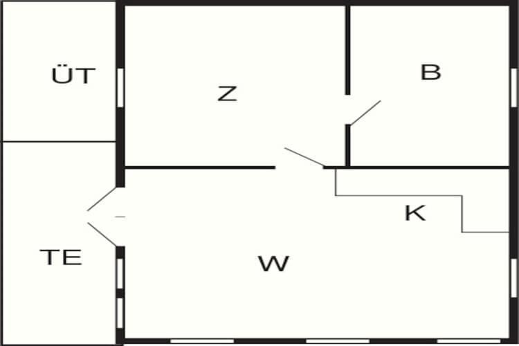 One-Bedroom Holiday Home In Grasten Rønsheved Екстериор снимка